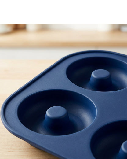 Kovl Silicone Donut Baking Mold Navy 6 Cavity