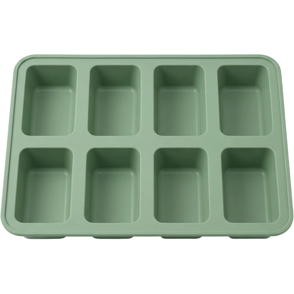 Kovl Silicone Mini Loaf Baking Mold Sage 8 Cavity