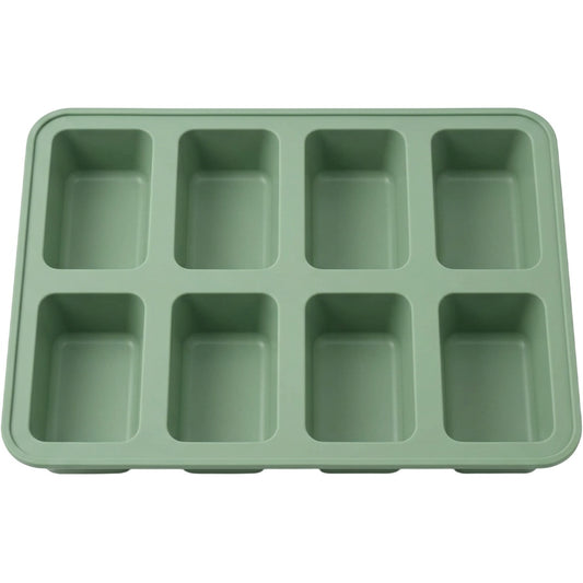Kovl Silicone Mini Loaf Baking Mold Sage 8 Cavity