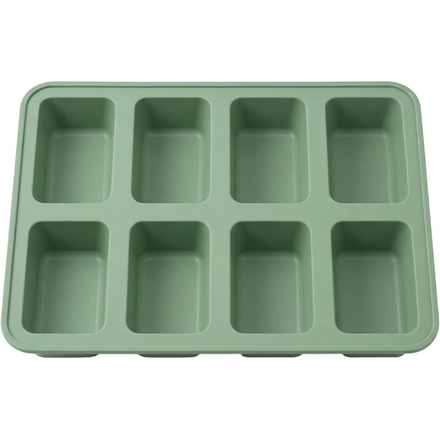 Kovl Silicone Mini Loaf Baking Mold Sage 8 Cavity